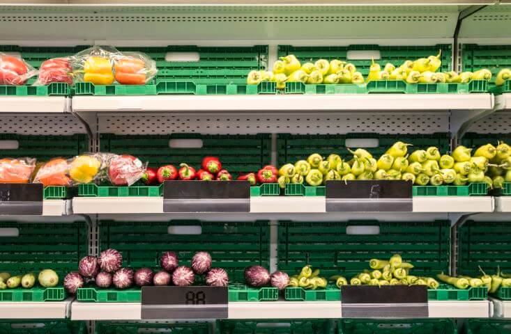 products on a shelf